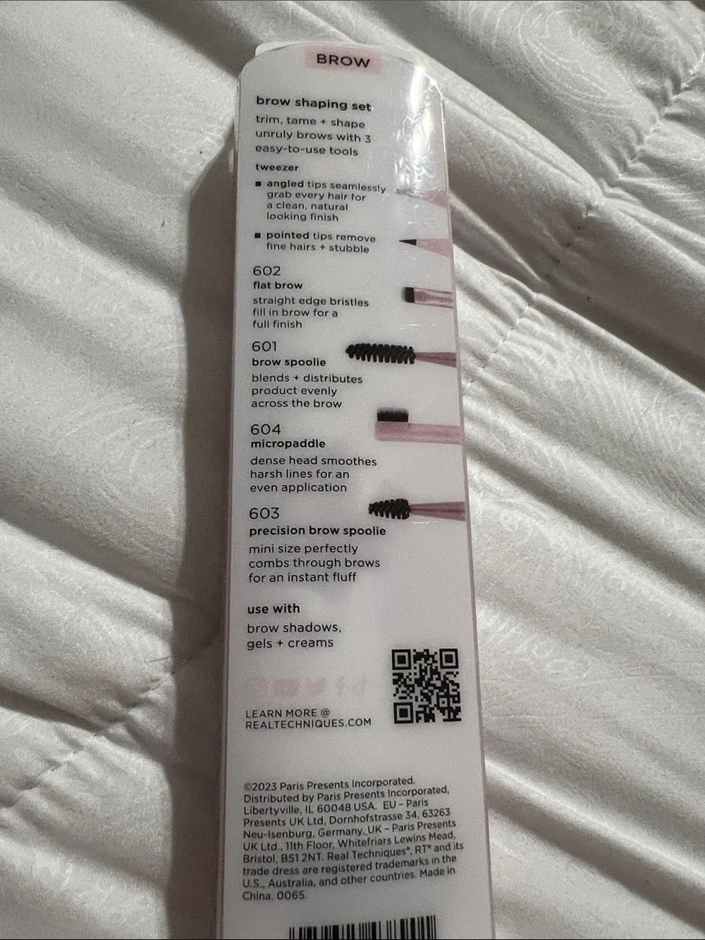 Real Techniques Brow Shaping Set - Pink